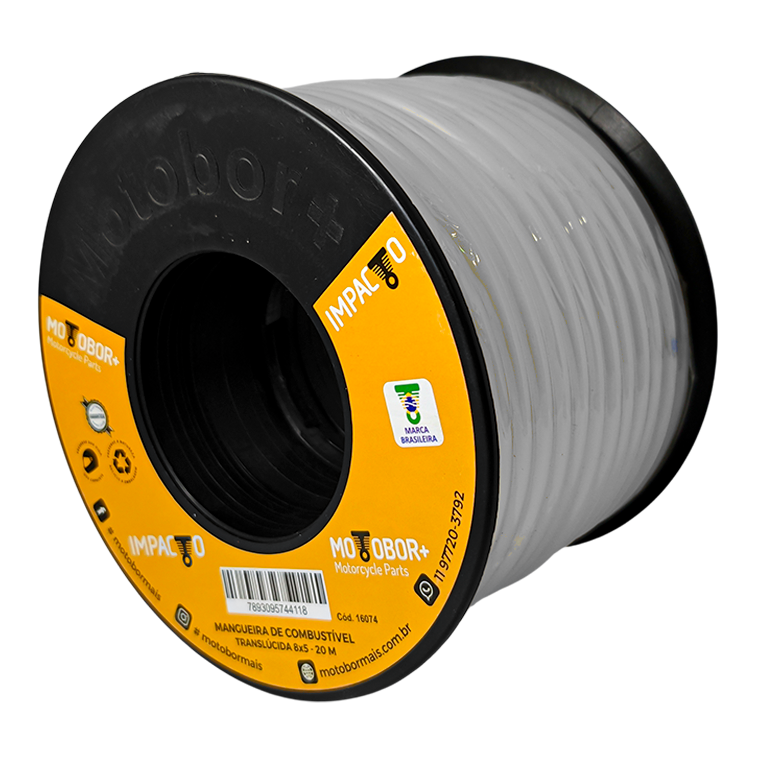 MANGUERA COMBUSTIBLE ROLLO 20MTS CRISTAL
